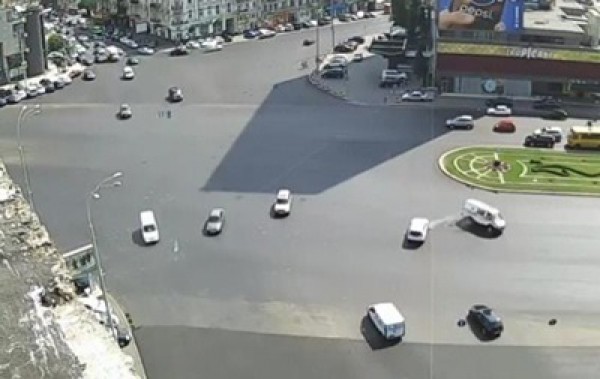 Момент столкновения