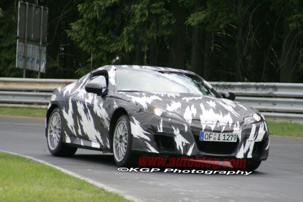 Замаскированный прототип Acura NSX на тестах
