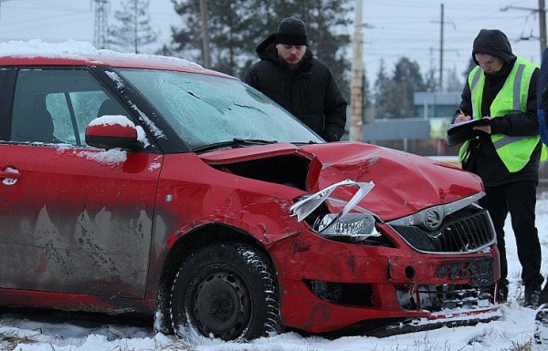Автомобиль серьезно разбит