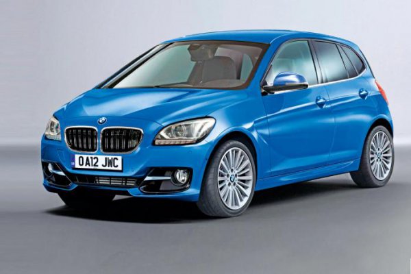 Неофициальная иллюстрация BMW с передним приводом