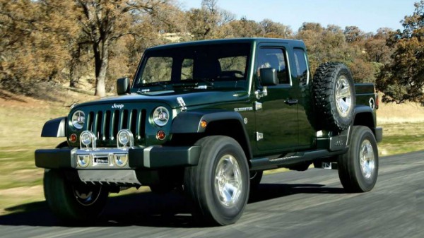 Пикап на базе Jeep Wrangler производили лет 30 назад