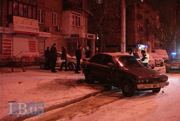 Место аварии