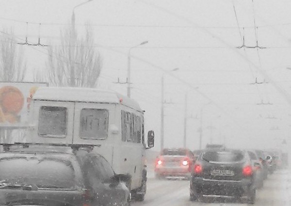 Снегопад в Одессе