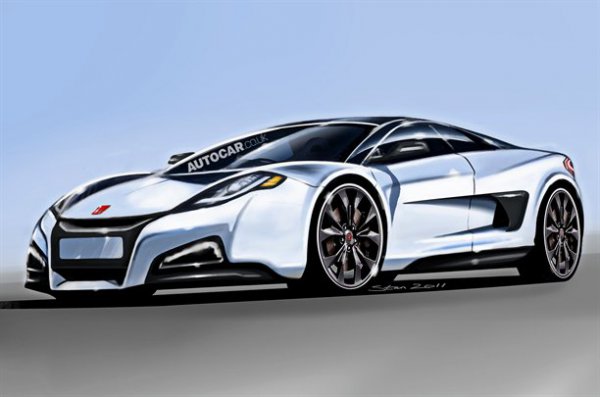 Неофициальная иллюстрация нового Honda (Acura) NSX