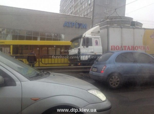 Место аварии