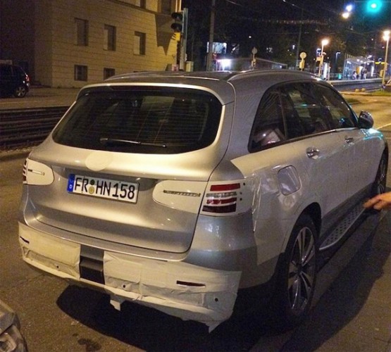 Mercedes GLC на тестах в Штутгарте