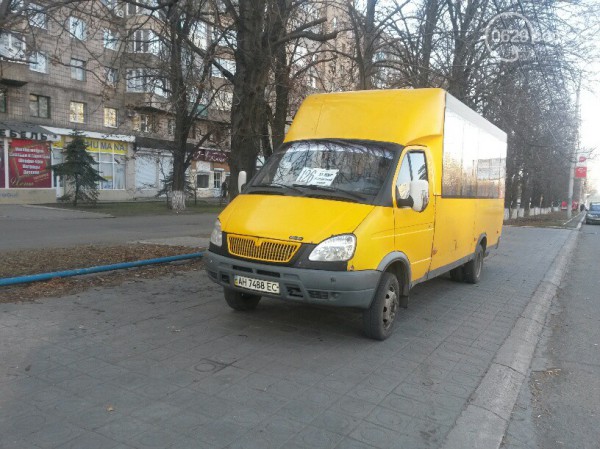 Одна из угнанных маршруток