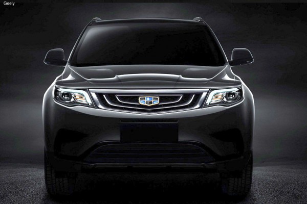 Первые снимки кроссовера Geely