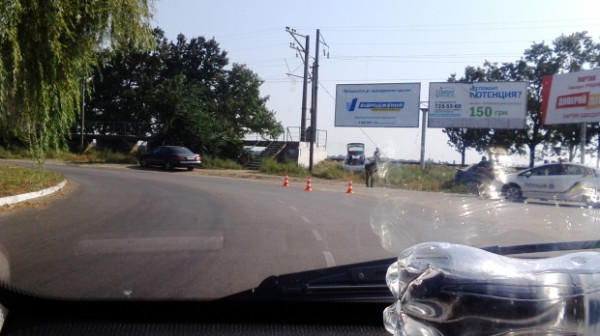 В Одессе произошло первое ДТП с участием патрульной полиции