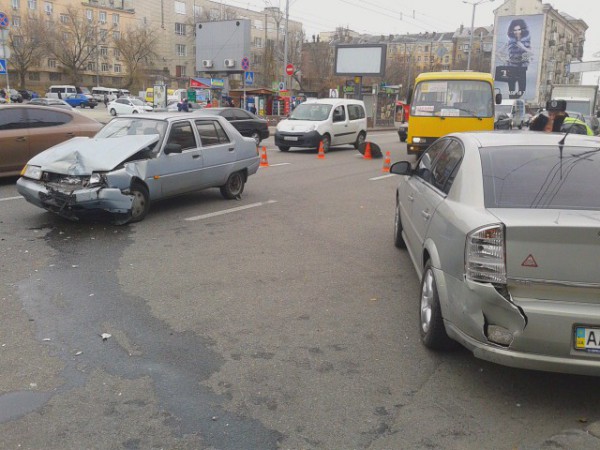 Место аварии