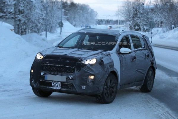 Kia Sportage на зимних тестах