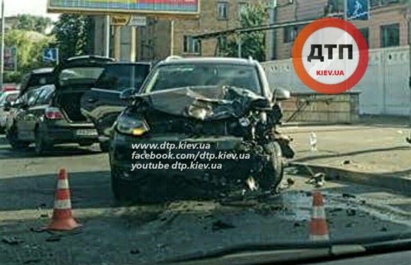 Авария в столице