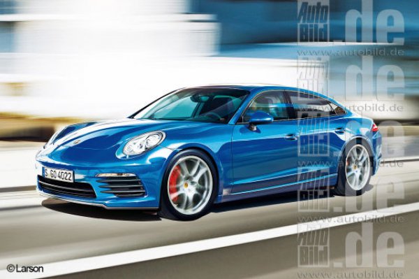 Иллюстрация Porsche Pajun от Auto Bild