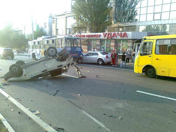Авария в Донецке