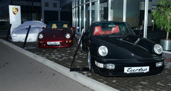 Три поколения Porsche 911 Turbo выставили для сравнения