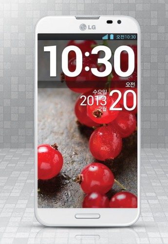 LG Optimus G Pro - белый вариант