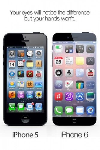 Сравнение iPhone 5 и iPhone 6