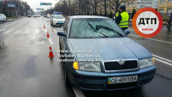 Skoda сбила женщину