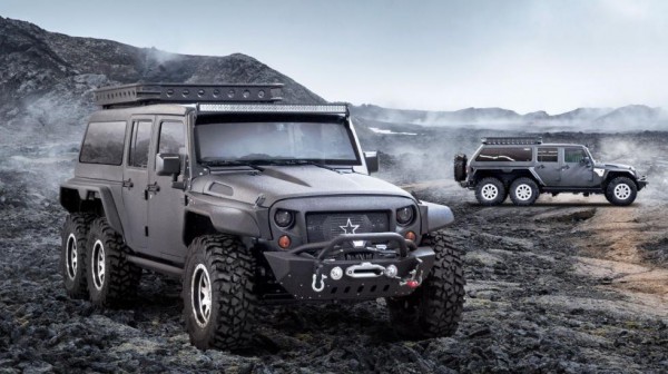 Китайцы построили шестиколесный Jeep Wrangler с названием Tomahawk