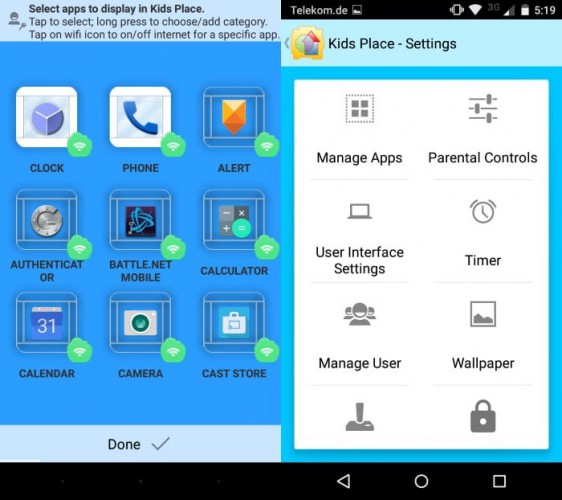 Родительский контроль Kids Place