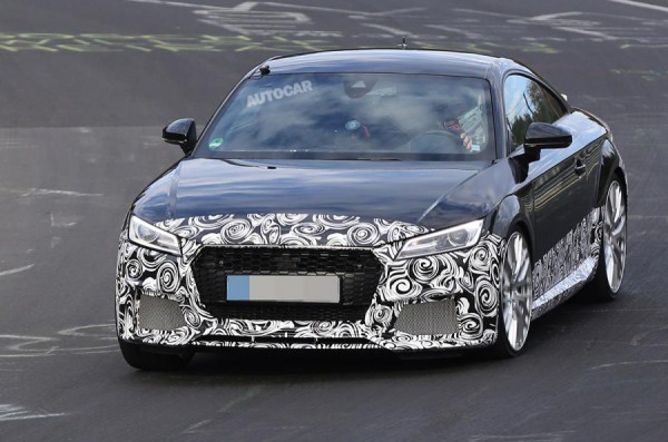 Audi TT RS впервые замечена на тестах