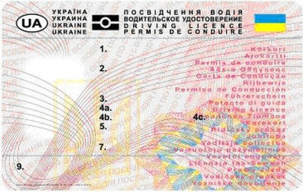 В украинские права добавят новые категории