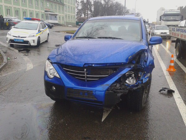 Машина виновников аварии