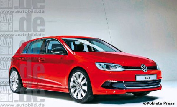 Неофициальная иллюстрация хэтчбека Golf VII