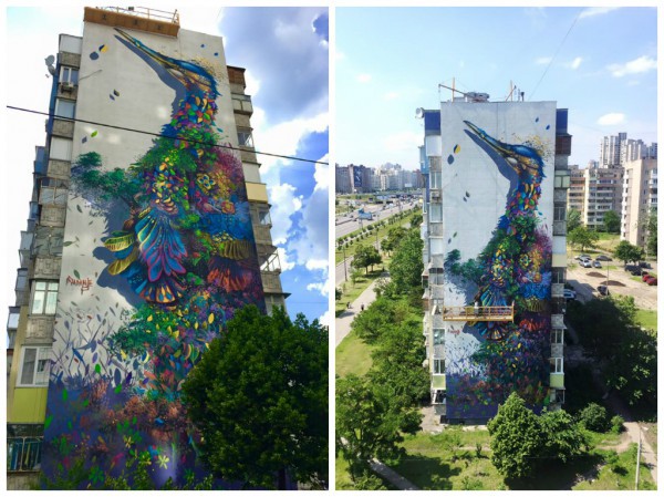 мурал на проспекте Бажана, 5е