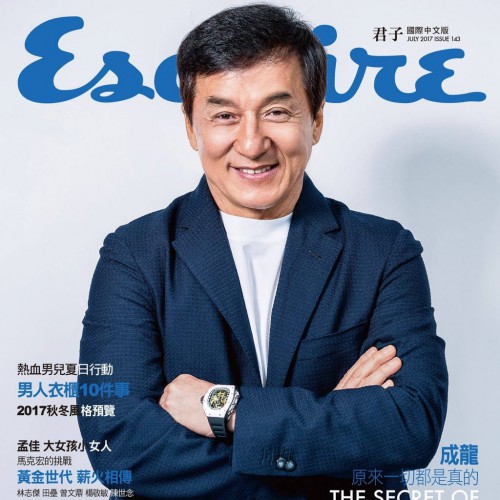 Актер появился в фотосессии для нового выпуска журнала Esquire Тайвань.