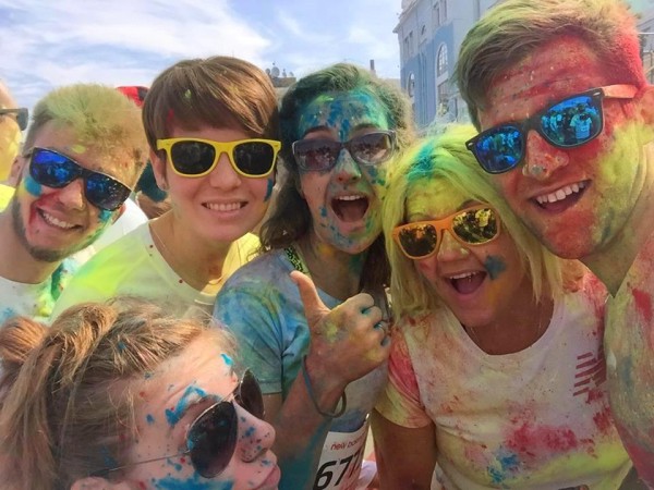 В Киеве состоялся третий Color Run