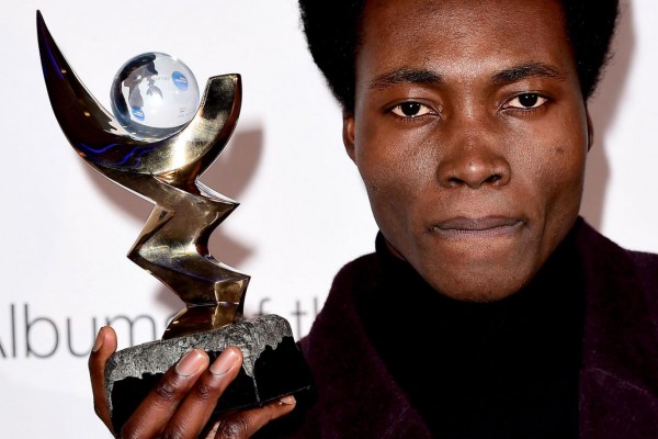 Бенджамин Клементин на церемонии Mercury Prize 2015