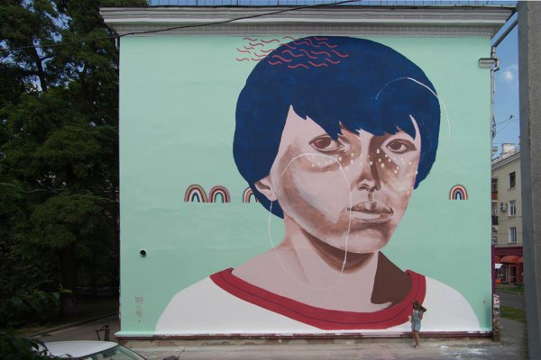 Мурал Родриго Бранко в Чернигове