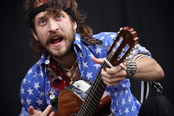 Солист Gogol Bordello Евгений Гудзь
