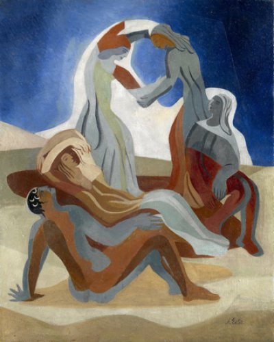 Александра Экстер. Танцующие на пляже. 1930-е годы