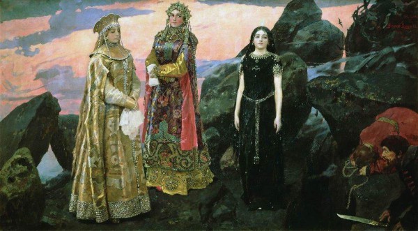 В.М. Васнецов, Три царевны подземного царства. 1884. Холст, масло (из коллекции Музея Русского искусства)