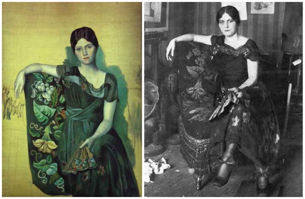 Портрет Ольги Хохловой работы Пикассо (1917 г.)
