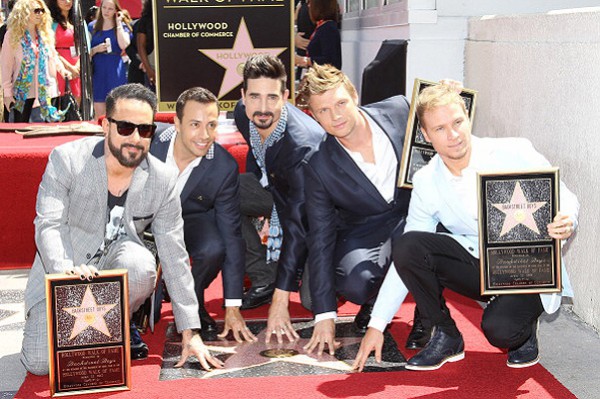 Backstreet Boys получили звезду на Аллее славы в Голливуде