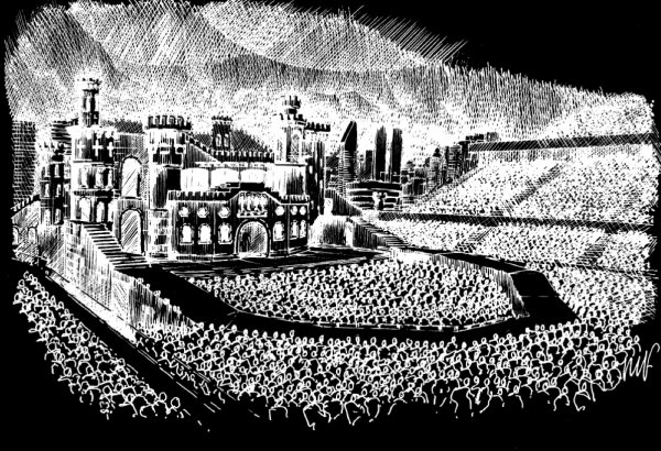 Сцена мирового турне The Born This Way Ball 2012-2013