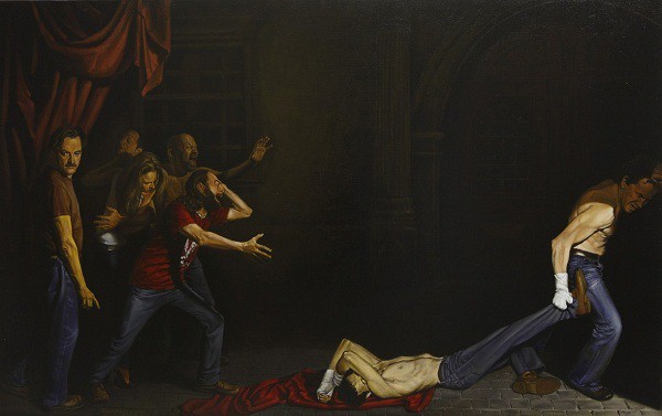 Евгений Равский, Smert Hektora, 2012 г, масло, холст