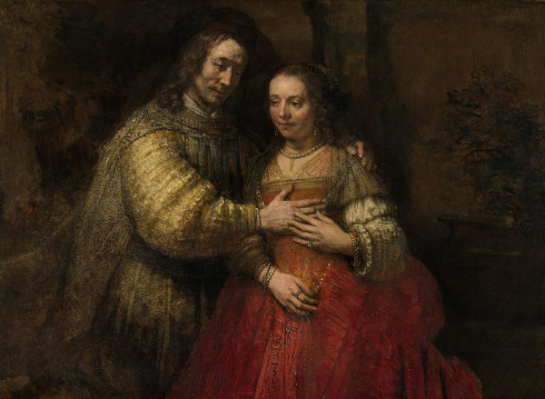 Рембрант Еврейская невеста (около 1662 г).