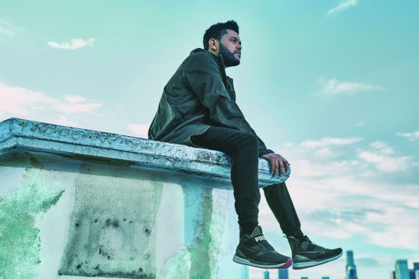 Weeknd в кроссовках Puma Ignite Limitless