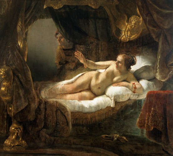 Даная (1636-1647). Была написана по мотивам древнегреческого мифа о Данае, матери Персея.