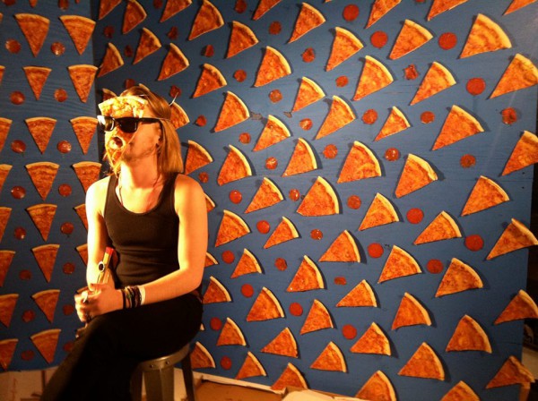 Маколей Калкин на пресс-презентации группы The Pizza Underground