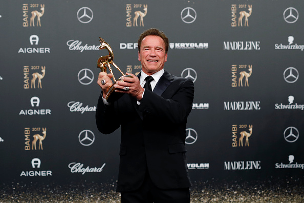 Арнольд Шварценеггер получил премию Bambi