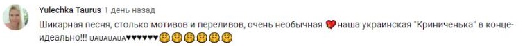 Комментарий на YouTube