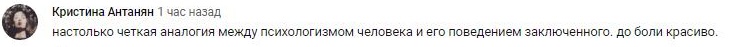 Комментарий на YouTube