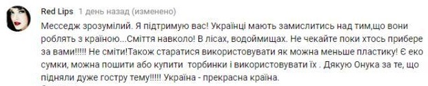 Комментарий на YouTube
