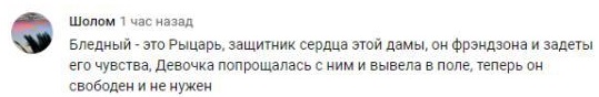 Комментарий на YouTube