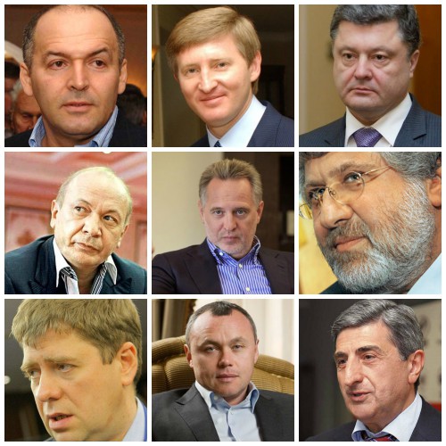 Украинские бизнесмены владеющие активами в РФ
